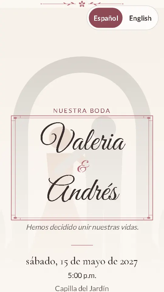 Jardín en rosa
